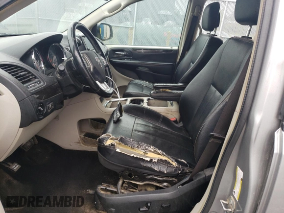 2017 Dodge Grand Caravan Crew Plus with VIN 2C4RDGDG9HR717770, listed as a Copart auction lot 41867825 with 344,420 mi miles and Salvage Title. Bid and sale history available at DreamBid. Image 7.