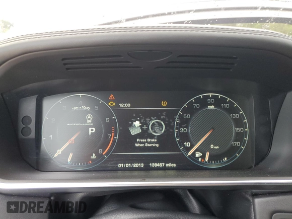2014 Land Rover Range Rover Supercharged Autobiography with VIN SALGV2TF0EA176021, listed as a Copart auction lot 56179935 with 138,467 mi miles and Clean title. Bid and sale history available at DreamBid. Image 9.