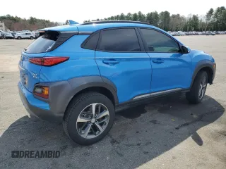 2020 Hyundai Kona Ultimate with VIN KM8K5CA53LU529456, listed as a Copart auction lot 53714925 with 0 mi miles and Salvage Title. Bid and sale history available at carsss.com. Image 3.