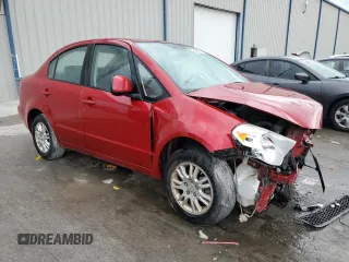2013 Suzuki SX4 LE with VIN JS2YC5A36D6101956, listed as a Copart auction lot 84450374 with 61,704 mi miles and Salvage Title. Bid and sale history available at carsss.com. Image 4.