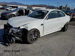 2021 BMW M2 Competition with VIN WBS2U7C02M7J36444, listed as a Copart auction lot 89396185 with 10,105 mi miles and Salvage Title. Bid and sale history available at carsss.com. Image 1.
