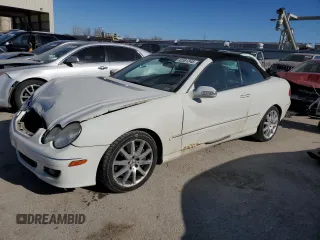 2007 Mercedes-Benz CLK-Class 3.5L with VIN WDBTK56G07T075166, listed as a Copart auction lot 42361345 with 187,738 mi miles and Salvage Title. Bid and sale history available at carsss.com. Image 1.