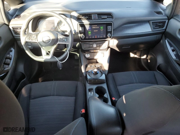 2020 Nissan LEAF SV with VIN 1N4AZ1CP1LC308523, listed as a Copart auction lot 79577744 with 26,260 mi miles and Salvage Title. Bid and sale history available at carsss.com. Image 8.