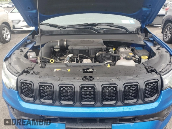 2023 Jeep Compass Latitude с VIN 3C4NJDBN7PT548285, выставлен на аукционе Copart как лот 61689895 с пробегом 19 749 миль миль и Списание • Salvage title. История ставок и продаж доступна на DreamBid. Изображение 12.
