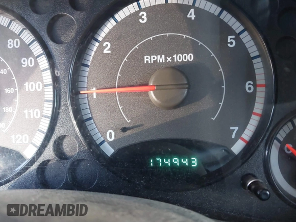 2005 Jeep Liberty Sport with VIN 1J4GL48K35W599784, listed as a IAAI auction lot 41886847 with 174,943 mi miles and . Bid and sale history available at DreamBid. Image 7.