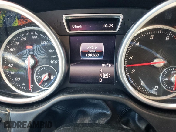 2016 Mercedes-Benz GLE 350 with VIN 4JGDA5HB7GA626131, listed as a Copart auction lot 66362555 with 139,200 mi miles and Clean title. Bid and sale history available at DreamBid. Image 9.