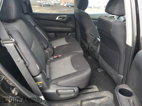2019 Nissan Pathfinder S with VIN 5N1DR2MM5KC599006, listed as a Copart auction lot 44406955 with 89,593 mi miles and Salvage Title. Bid and sale history available at carsss.com. Image 12.