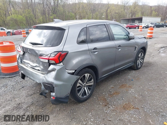 2021 Mitsubishi Outlander Sport ES with VIN JA4ARUAU9MU018685, listed as a IAAI auction lot 42009409 with 65,034 mi miles. Bid and sale history available at carsss.com. Image 4.