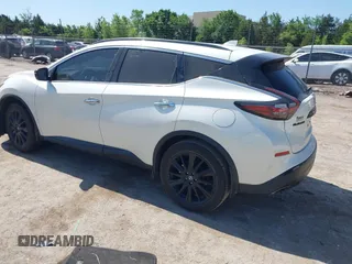 2022 Nissan Murano SV z VIN 5N1AZ2BJ5NC127825, wystawiony jako IAAI lot #42236711 z przebiegiem 65 183 mil mil oraz . Historia ofert i sprzedaży dostępna na DreamBid. Obrazek 3.