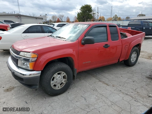 2004 Chevrolet Colorado LS Z85 with VIN 1GCDT196248214081, listed as a Copart auction lot 77973684 with 246,491 mi miles and Salvage Title. Bid and sale history available at carsss.com. Image 1.