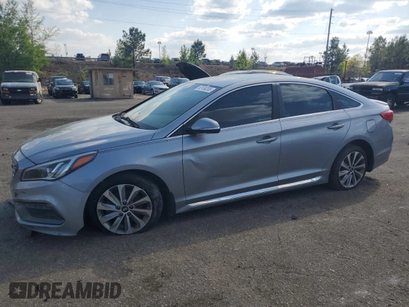 2015 Hyundai Sonata Limited with VIN 5NPE34AF6FH134837, listed as a Copart auction lot 52138205 with Not Provided miles and Clean Title. Bid and sale history available at carsss.com. Image 1.
