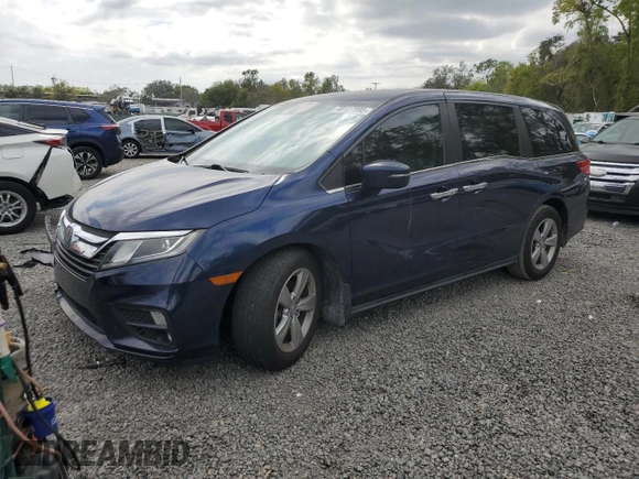 2020 Honda Odyssey EX with VIN 5FNRL6H53LB004874, listed as a Copart auction lot 49127995 with 82,037 mi miles and Salvage Title. Bid and sale history available at DreamBid. Image 1.
