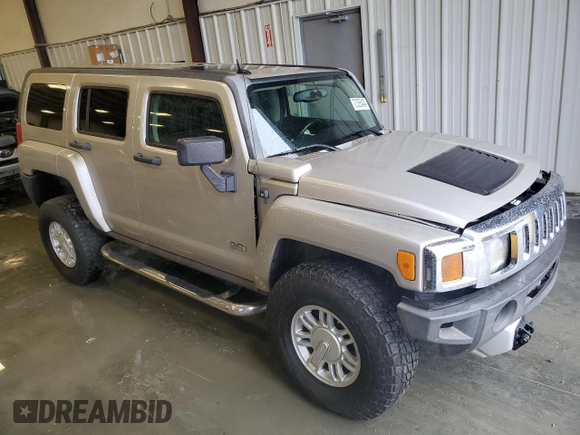 2008 Hummer H3 SUV with VIN 5GTEN13E588146985, listed as a Copart auction lot 73355404 with 96,450 mi miles and Salvage Title. Bid and sale history available at carsss.com. Image 4.