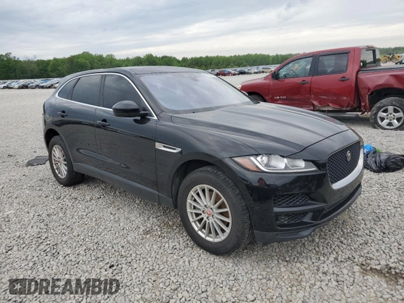 2019 Jaguar F-Pace 25t with VIN SADCS2FXXKA390615, listed as a Copart auction lot 54220435 with 108,687 mi miles and Clean title. Bid and sale history available at DreamBid. Image 4.