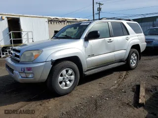 2005 Toyota 4Runner SR5 with VIN JTEBU14R050064974, listed as a Copart auction lot 51391165 with 182,701 mi miles and Clean Title. Bid and sale history available at carsss.com. Image 1.