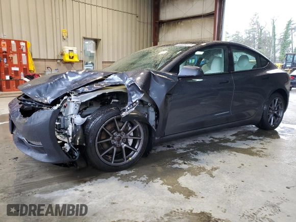 2022 Tesla Model 3 Long Range with VIN 5YJ3E1EB7NF102080, listed as a Copart auction lot 52859515 with 29,276 mi miles and Salvage Title. Bid and sale history available at carsss.com. Image 1.