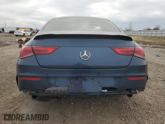 2020 Mercedes-Benz CLA with VIN WDD5J5BB8LN066534, listed as a Copart auction lot 87431524 with 54,980 mi miles and Salvage Title. Bid and sale history available at carsss.com. Image 6.