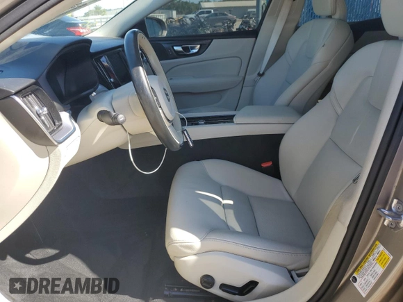 2020 Volvo S60 Momentum with VIN 7JR102FK3LG063602, listed as a Copart auction lot 66789213 with 0 mi miles. Bid and sale history available at carsss.com. Image 7.