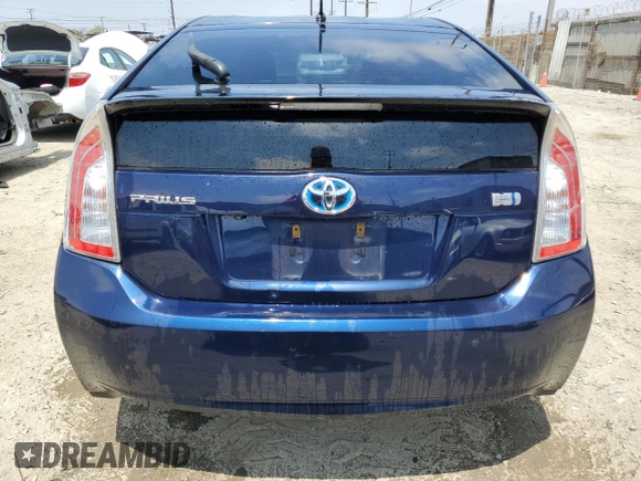 2015 Toyota Prius Four with VIN JTDKN3DU9F1995664, listed as a Copart auction lot 55356425 with 104,278 mi miles and Salvage Title. Bid and sale history available at carsss.com. Image 6.