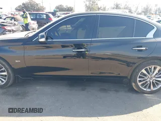 2018 Infiniti Q50 Sport with VIN JN1EV7AP3JM359867, listed as a IAAI auction lot 41455142 with 55,897 mi miles and . Bid and sale history available at carsss.com. Image 14.