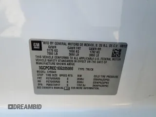 2014 Chevrolet Silverado 1500 LT with VIN 3GCPCREC1EG205066, listed as a Copart auction lot 52369795 with 183,283 mi miles and Salvage Title. Bid and sale history available at DreamBid. Image 12.