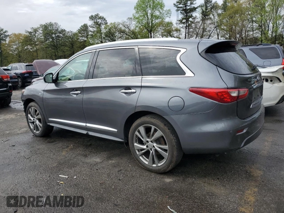 2015 Infiniti QX60 with VIN 5N1AL0MM1FC507436, listed as a Copart auction lot 50399365 with 80,006 mi miles and Salvage Title. Bid and sale history available at DreamBid. Image 2.