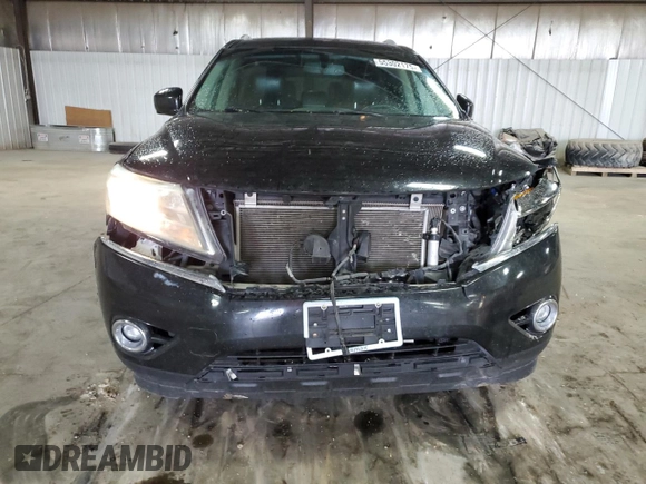 2015 Nissan Pathfinder Platinum z VIN 5N1AR2MM6FC702457, wystawiony jako Copart lot #55302175 z przebiegiem 132 255 mil mil oraz Szkoda całkowita • Salvage title. Historia ofert i sprzedaży dostępna na DreamBid. Obrazek 5.