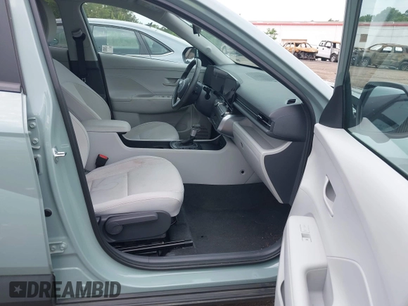 2024 Hyundai Kona SEL with VIN KM8HB3AB3RU129060, listed as a IAAI auction lot 42119922 with 34,334 mi miles. Bid and sale history available at carsss.com. Image 5.