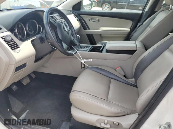 2012 Mazda CX-9 Touring with VIN JM3TB2CA8C0336837, listed as a Copart auction lot 59922765 with 279,569 mi miles and Salvage title. Bid and sale history available at DreamBid. Image 7.