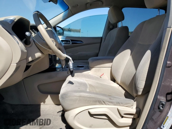 2015 Nissan Pathfinder SV with VIN 5N1AR2MN0FC689360, listed as a Copart auction lot 61433765 with 95,663 mi miles and Salvage title. Bid and sale history available at DreamBid. Image 7.
