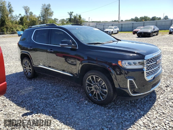 2022 GMC Acadia Denali with VIN 1GKKNPLS2NZ152000, listed as a Copart auction lot 75275094 with 0 mi miles and Salvage Title. Bid and sale history available at carsss.com. Image 4.