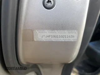 2001 Lexus RX 300 with VIN JTJHF10U110211636, listed as a Copart auction lot 72591034 with 178,985 mi miles and Salvage Title. Bid and sale history available at carsss.com. Image 12.