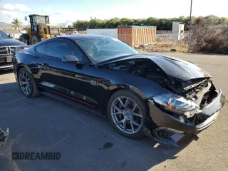 2021 Ford Mustang Mach 1 with VIN 1FA6P8R08M5555185, listed as a Copart auction lot 74855834 with 21,052 mi miles and Non Repairable. Bid and sale history available at carsss.com. Image 4.