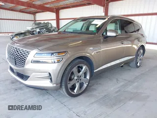 2021 Genesis GV80 with VIN KMUHCESC5MU031187, listed as a IAAI auction lot 42003804 with 65,909 mi miles and . Bid and sale history available at DreamBid. Image 18.