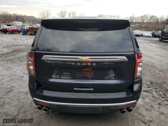 2022 Chevrolet Tahoe High Country with VIN 1GNSKTKL2NR173072, listed as a Copart auction lot 84942094 with 29,592 mi miles and Salvage Title. Bid and sale history available at carsss.com. Image 6.