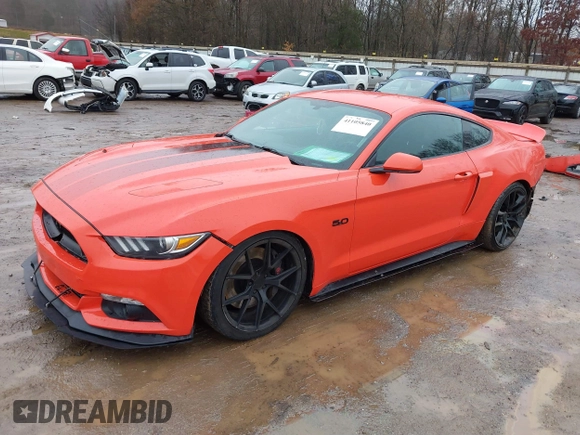 2016 Ford Mustang GT with VIN 1FA6P8CF1G5245008, listed as a IAAI auction lot 41105840 with 75,913 mi miles. Bid and sale history available at carsss.com. Image 17.