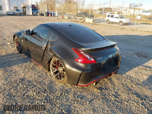2019 Nissan 370Z Sport Touring with VIN JN1AZ4EH0KM420226, listed as a IAAI auction lot 41769891 with 18,453 mi miles and . Bid and sale history available at DreamBid. Image 3.