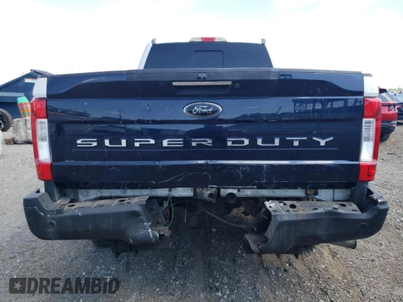 2017 Ford F-250 Lariat with VIN 1FT7W2BT8HED16552, listed as a Copart auction lot 62706195 with 371,638 mi miles and Salvage title. Bid and sale history available at DreamBid. Image 6.