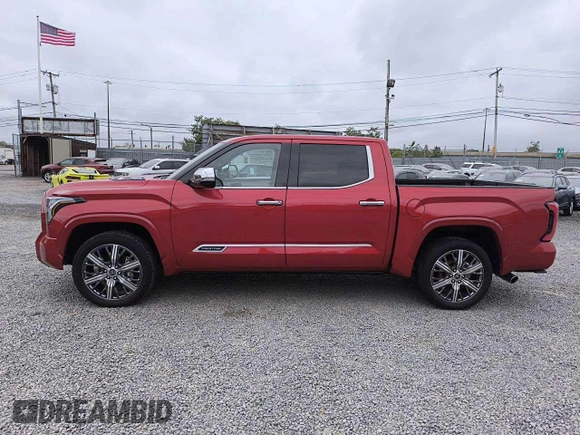 2023 Toyota Tundra Capstone Hybrid with VIN 5TFVC5DB3PX030312, listed as a Copart auction lot 73486854 with 5,533 mi miles and Clean title. Bid and sale history available at DreamBid. Image 15.