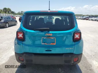 2020 Jeep Renegade Sport with VIN ZACNJAAB3LPL24841, listed as a Copart auction lot 51228995 with 66,967 mi miles and Salvage title. Bid and sale history available at DreamBid. Image 6.