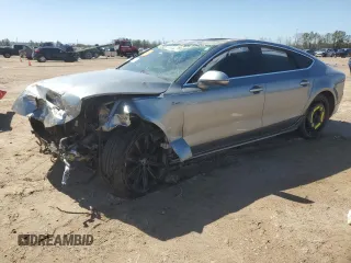 2012 Audi A7 3.0 Premium Plus with VIN WAUYGAFC9CN113469, listed as a Copart auction lot 46866385 with 0 mi miles and Salvage Title. Bid and sale history available at carsss.com. Image 1.