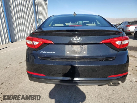 2015 Hyundai Sonata 2.4L SE with VIN 5NPE24AF7FH201805, listed as a Copart auction lot 84956864 with 122,603 mi miles and Salvage Title. Bid and sale history available at carsss.com. Image 6.