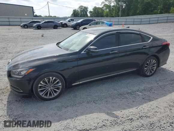 2015 Hyundai Genesis 3.8L with VIN KMHGN4JE0FU065283, listed as a Copart auction lot 52415264 with 120,292 mi miles and Salvage Title. Bid and sale history available at carsss.com. Image 1.