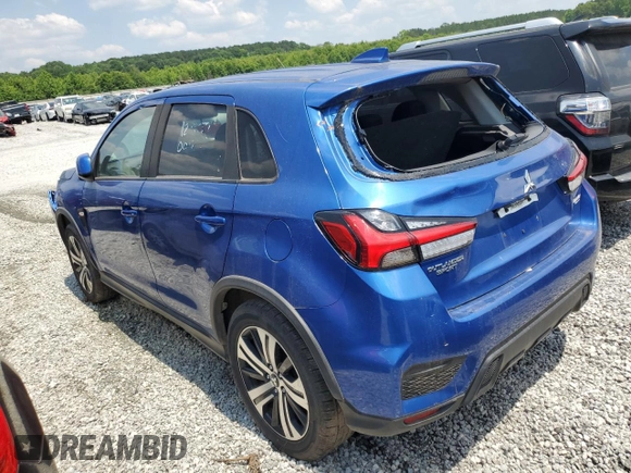 2020 Mitsubishi Outlander ES with VIN JA4AP3AU7LU001222, listed as a Copart auction lot 59211915 with Not provided miles and Clean title. Bid and sale history available at DreamBid. Image 2.