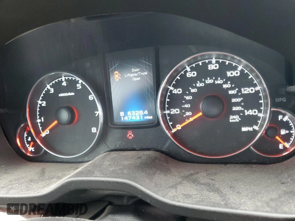 2013 Subaru Legacy Limited with VIN 4S3BMCP60D3027633, listed as a Copart auction lot 45807485 with 147,431 mi miles and Salvage Title. Bid and sale history available at DreamBid. Image 9.