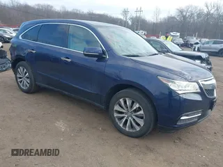 2014 Acura MDX Tech Pkg with VIN 5FRYD4H43EB021602, listed as a IAAI auction lot 41705215 with 140,767 mi miles. Bid and sale history available at carsss.com. Image 1.