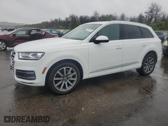 2019 Audi Q7 Premium z VIN WA1AAAF73KD031566, wystawiony jako Copart lot #57847165 z przebiegiem 24 151 mil mil oraz Szkoda całkowita • Salvage title. Historia ofert i sprzedaży dostępna na DreamBid. Obrazek 1.