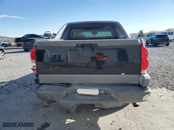 2002 Chevrolet Avalanche with VIN 3GNEK13T02G101427, listed as a Copart auction lot 85823674 with 0 mi miles and Salvage Title. Bid and sale history available at carsss.com. Image 6.