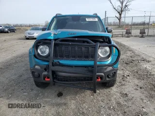 2020 Jeep Renegade Trailhawk z VIN ZACNJBC17LPM07229, wystawiony jako Copart lot #53372685 z przebiegiem 69 061 mil mil oraz Szkoda całkowita • Salvage title. Historia ofert i sprzedaży dostępna na DreamBid. Obrazek 5.