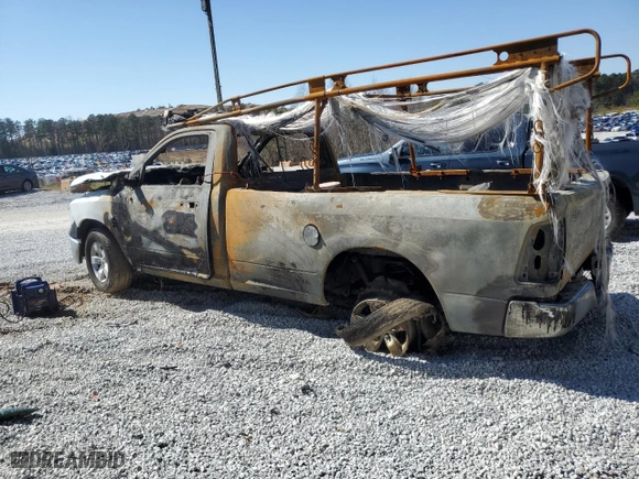 2017 Ram 1500 Tradesman with VIN 3C6JR6DT9HG631829, listed as a Copart auction lot 48333395 with 0 mi miles and Non Repairable. Bid and sale history available at carsss.com. Image 2.